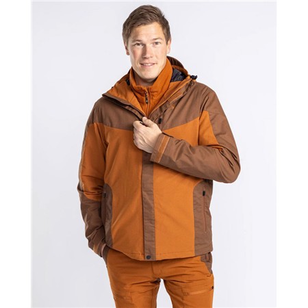 VESTE HOMME PINEWOOD FINNVEDEN HYBRID EXT - FUDGE/NOUGAT