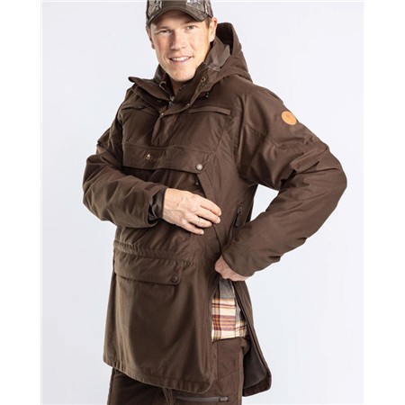 VESTE HOMME PINEWOOD FURUDAL HUNTERS 2L SMOCK - SUEDE MARRON