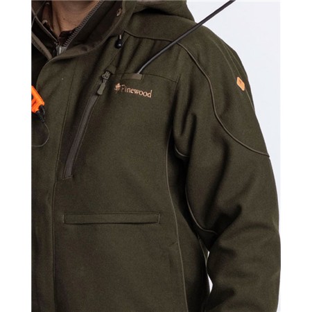 VESTE HOMME PINEWOOD FURUDAL HUNTERS WOOL - MOSS GREEN