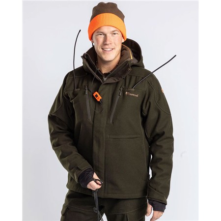VESTE HOMME PINEWOOD FURUDAL HUNTERS WOOL - MOSS GREEN