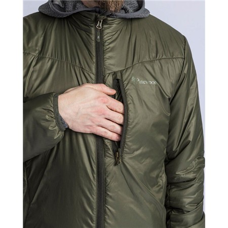 VESTE HOMME PINEWOOD WOOL INSULATED MIDLAYER - MOSS GREEN
