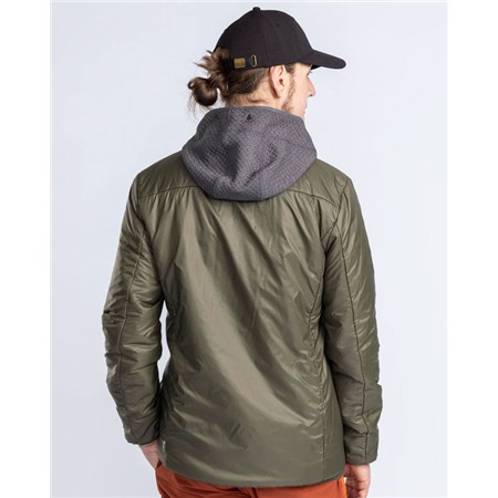 VESTE HOMME PINEWOOD WOOL INSULATED MIDLAYER - MOSS GREEN