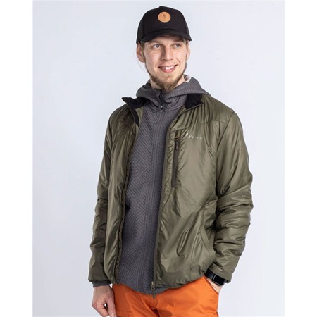 VESTE HOMME PINEWOOD WOOL INSULATED MIDLAYER - MOSS GREEN