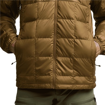 VESTE HOMME SITKA MICRODOWN HOODED - COYOTE