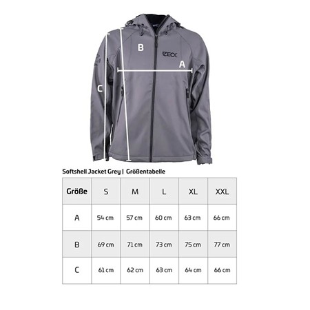 VESTE HOMME ZECK SOFTSHELL JACKET - GRIS