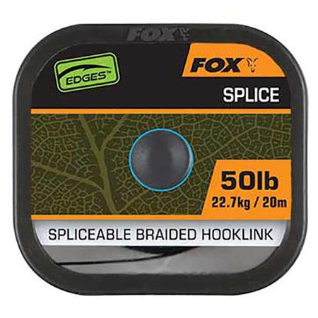 Vlecht Onderaan De Lijn Fox Edges Naturals Splice Hooklength