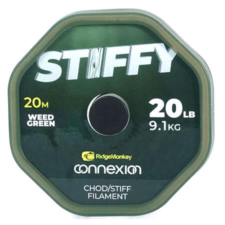 VLECHT ONDERAAN DE LIJN RIDGE MONKEY CONNEXION STIFFY CHOD STIFF FILAMENT