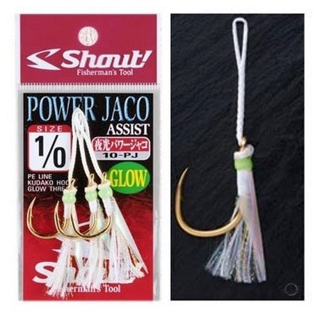 Βοηθητό Αγκίστρι Shout Power Jaco Glow - Πακέτο