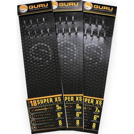 Voorgemonteerde Haak Guru Super Xs Spade Pole Rigs 6”