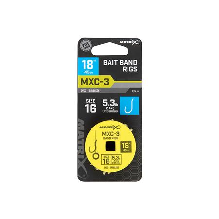 Voorgemonteerde Lijn Fox Matrix Mxc-3 18” Bait Band Rigs