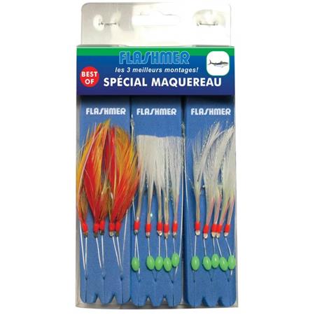 Vorfach Flashmer Best Of Spécial Maquereau - 3Er Pack