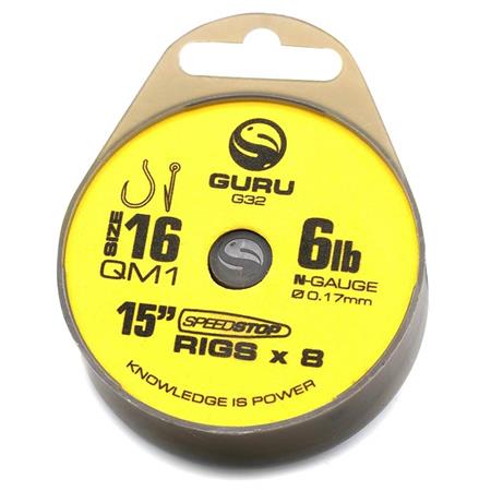 Vorfach Guru Qm1 Speed Stop Ready Rigs 15”