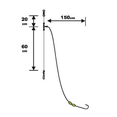 VORFACH SPEZIAL GROSSER FISCH - FLUORO SUNSET SURFCASTING RS COMPETITION SURFCASTING RS COMPETITION SPECIAL GROS POISSON - FLUORO