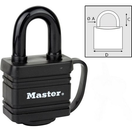 Vorhängeschloss Master Lock Ummantelung