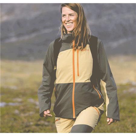 VROUWEN JAS PINEWOOD ABISKO LIGHT STRETCH W - BEIGE/VERT