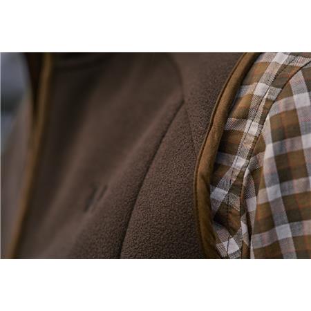 VROUWENVEST HARKILA SANDHEM SHERPA W - WILLOW GREEN