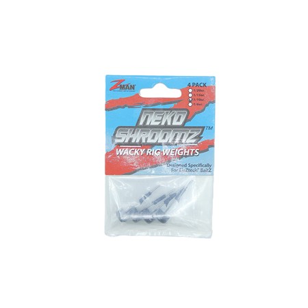 Wacky Rig Weights Zman Neko Shroomz - 1/10 Oz - Par 4