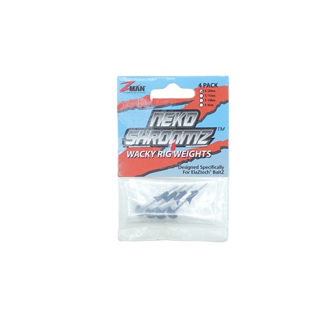 Wacky Rig Weights Zman Neko Shroomz - 1/20 Oz - Par 4