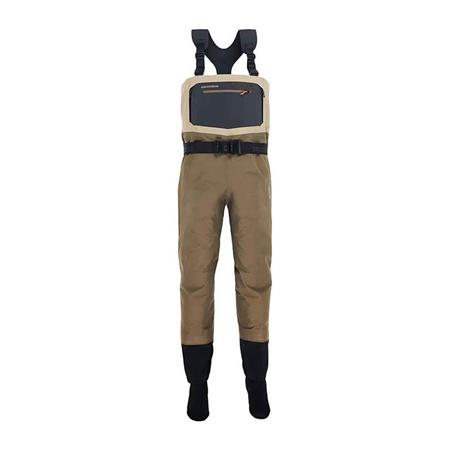 Waders Com Meias Respiráveis Grundéns Boundary Stockingfoot Wader Stone/Otter