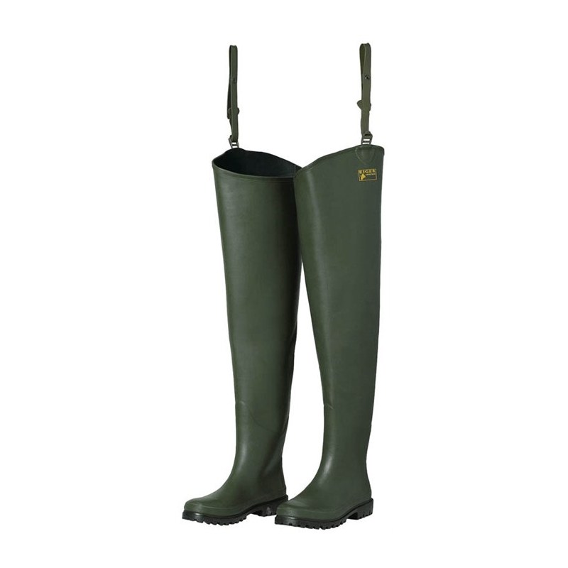 WADERS EIGER RUBBER HIP WADERS WITH NEOPRENE LINING