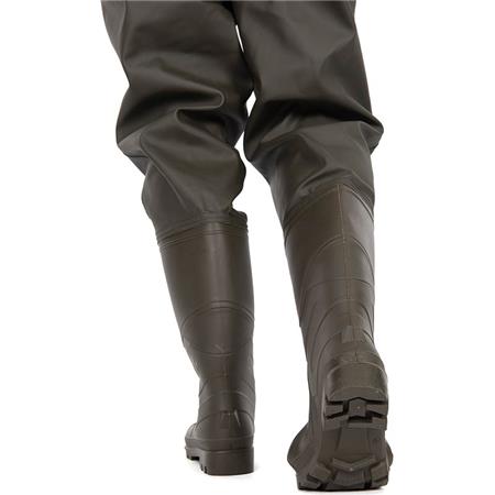 WADERS IN PVC FOX KHAKI HD WADERS