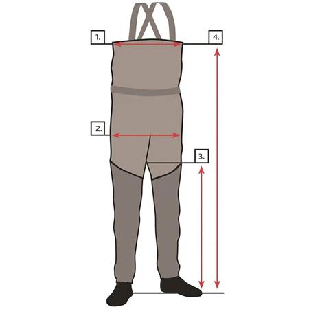 WADERS MED SOK VISION TOOL RELIEF
