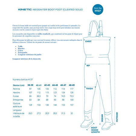 WADERS ΝΕΟΠΡΕΝΊΟΥ KINETIC NEOGAITER P - ΕΛΙΆ