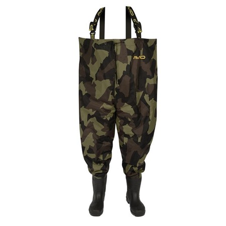 Waders Pvc Avid Carp Distortion Camo Chest Waders - 44