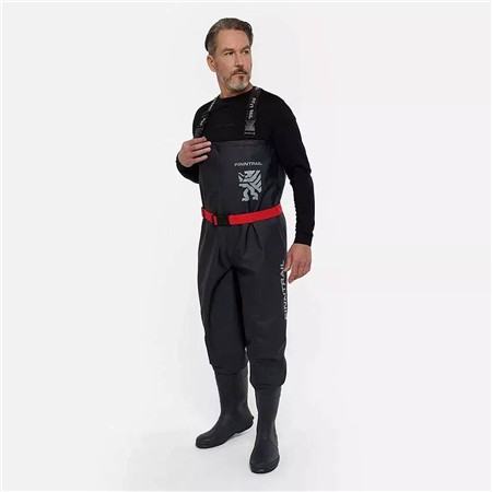 WADERS RESPIRANT FINNTRAIL TIMBER BF - DARK GREY