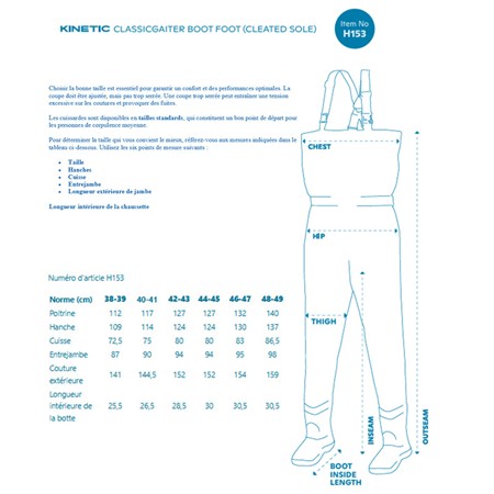 WADERS RESPIRANTE - AZEITONA KINETIC CLASSIC GAITER - OLIVE