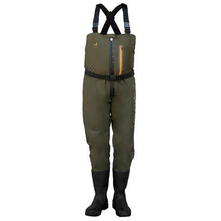 WADERS RESPIRANTE - OLIVE DEVAUX ZIP 400 BOTTE - OLIVE