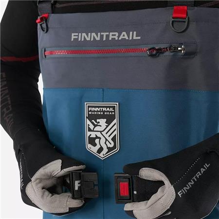 WADERS STOCKING RESPIRANT FINNTRAIL AQUAMASTER - BLEU