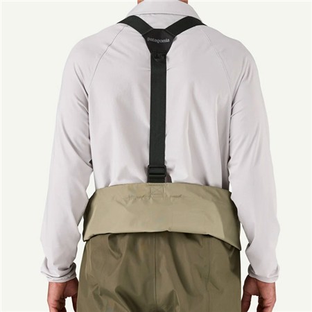 WADERS STOCKING RESPIRANT PATAGONIA SWIFTCURRENT TRAVERSE ZIP FRONT WADERS - RIVER ROCK GREEN