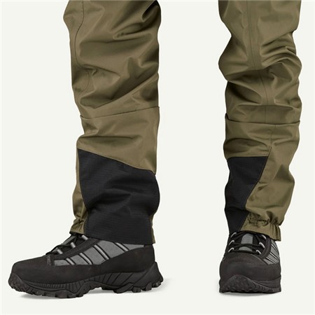 WADERS STOCKING RESPIRANT PATAGONIA SWIFTCURRENT TRAVERSE ZIP FRONT WADERS - RIVER ROCK GREEN