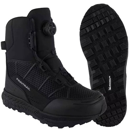 Wading Shoes Finntrail Delta Semelle Michelin - Graphite