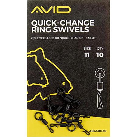 Wartel Avid Carp Quick Change Ring Swivels