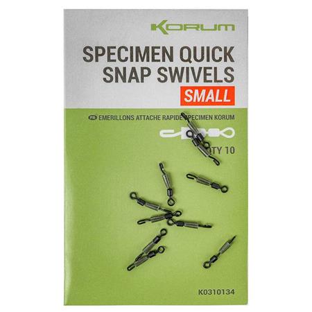 WARTEL KORUM SPECIMEN QUICK SNAP SWIVELS