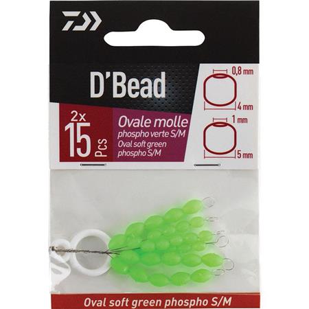 Weiche Ovale Perlen Daiwa D'bead