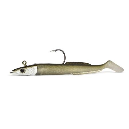 Weicher Köder Mit Bewaffnung Hyperlastics Sandyll 4.5' Natural Jighead - 12.4Cm