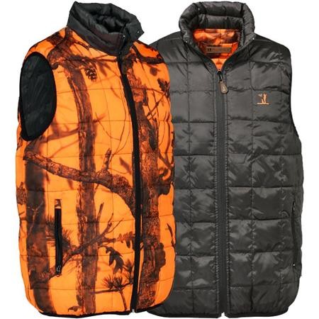 Weste Unisex Ärmellos Percussion Warm Reversible - Ghost Camo Blaze Black