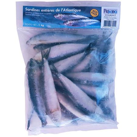 Whole Sardines The Atlantic Frozen Pexeo Eco
