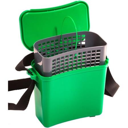 Wiadro Na Żywe Przynęty Plastilys + Koszyk Na Żywe Ryby + Pokrywka + Pasek