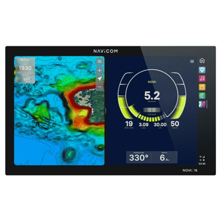 Wielofunkcyjny Ekran Gps 16” Nova Do Zabudowy