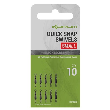 Wirbel Korum Smokescreen Quick Snap Swivels