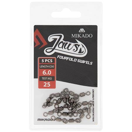WIRBEL MIKADO JAWS FOURFOLD SWIVELS