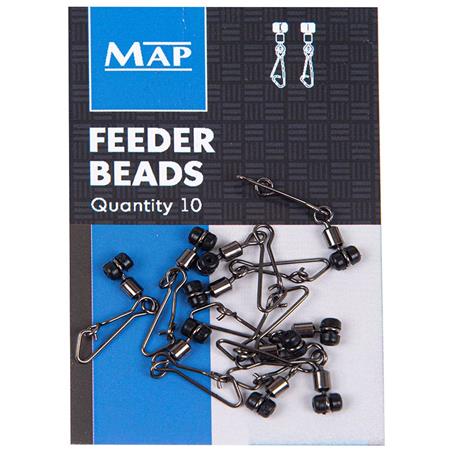 Wirbel Mit Karabiner Map Feeder Beads