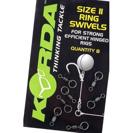 Wirbel Mit Ring Korda Größe 11 - 8Er Pack