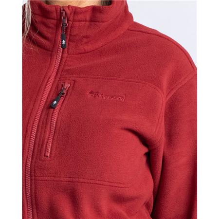 WOMAN'S FLEECE PINEWOOD FINNVEDEN FLEECE - TOMATO