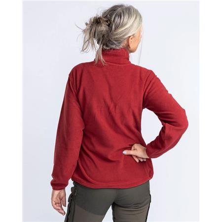 WOMAN'S FLEECE PINEWOOD FINNVEDEN FLEECE - TOMATO