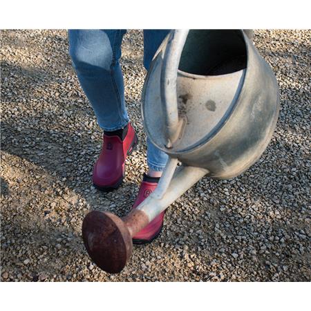 WOMEN'S ANKLE BOOTS - PLUM ROUCHETTE CLEAN LADY - PRUNE